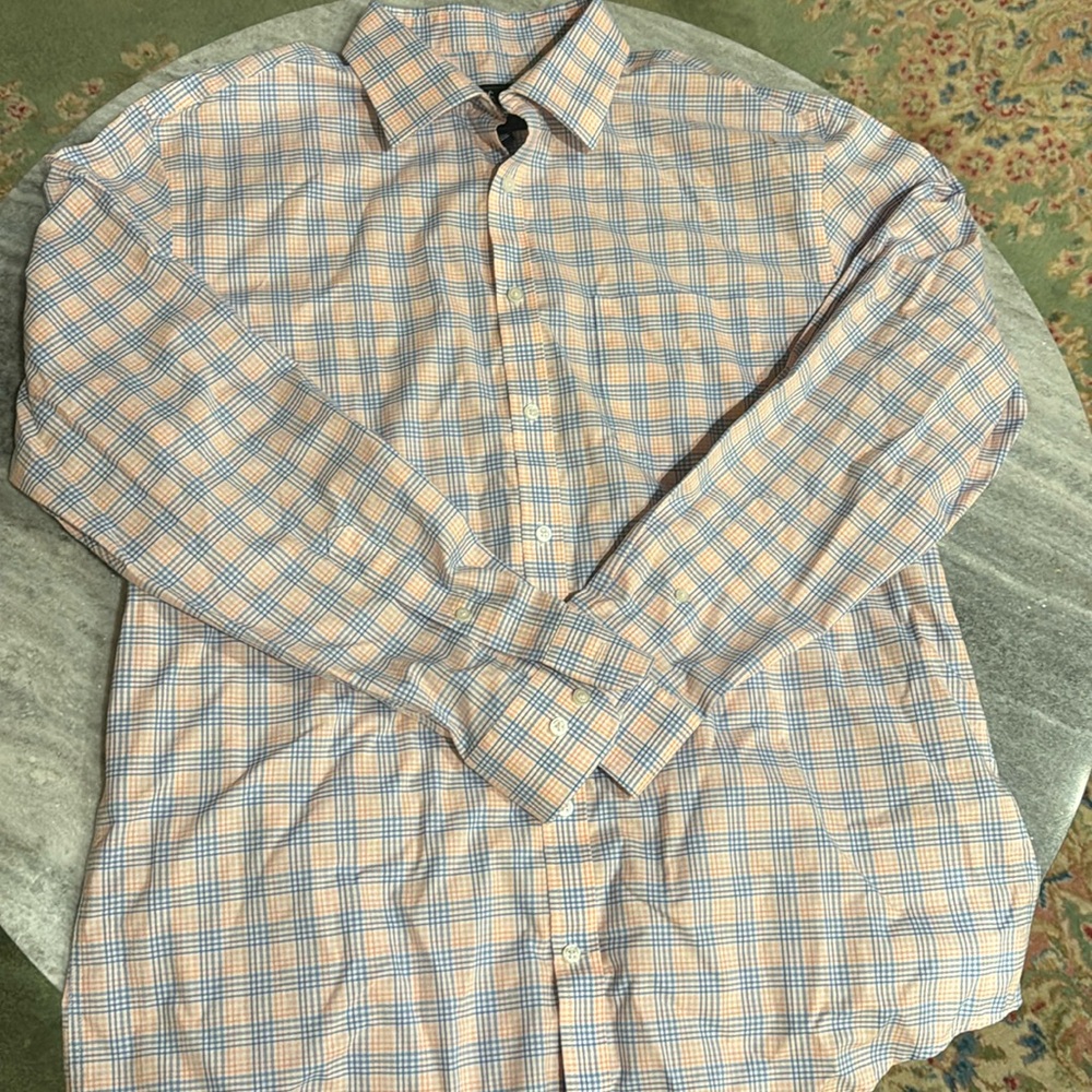 Jos A. Bank Travelers Tailored Fit Dress Shirt